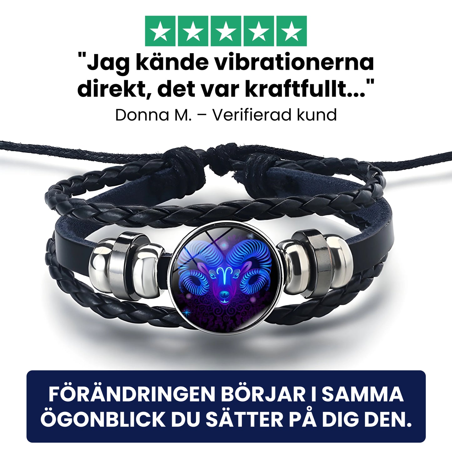 Vädurens Andliga Armband